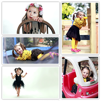 COllage of Children and toddler photography